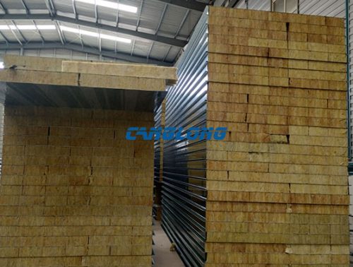 Rock wool sandwich panel