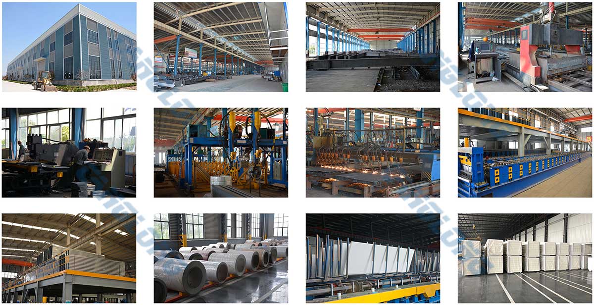 Steel structure production workshope