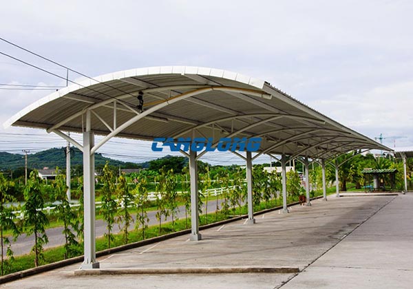 Steel Structure Parking Shed