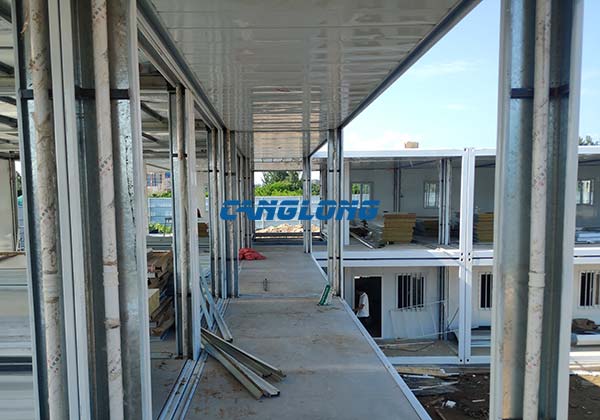 steel structure house installation