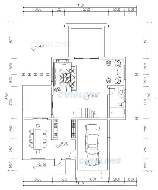 steel structure villa design