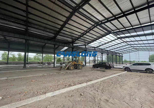 steel building structures installation