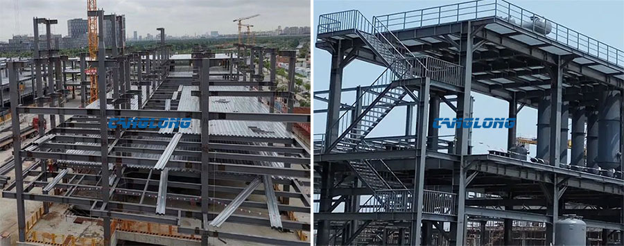 High Rise Steel Building Structure