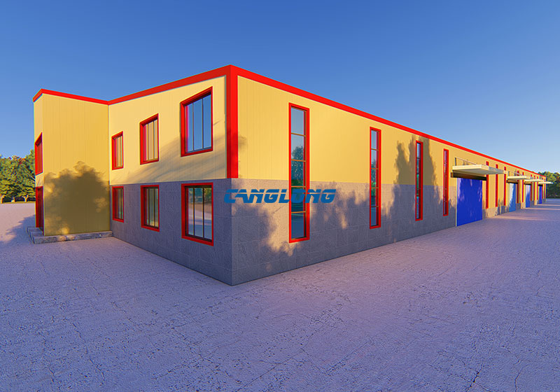 Prefabricated steel warehouse buildings