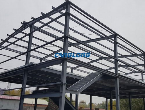 two story steel structure workshop