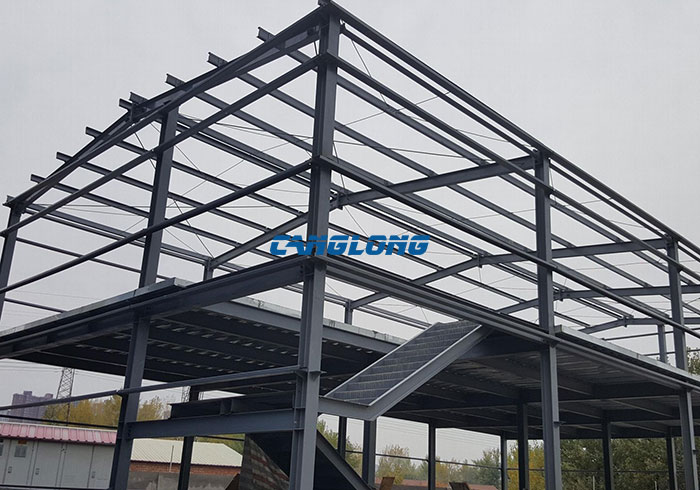 two story steel structure workshop