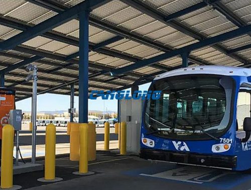 steel structure parking shed