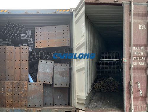 chicken house steel structure delivery