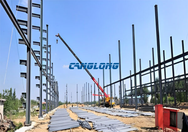 steel column installation