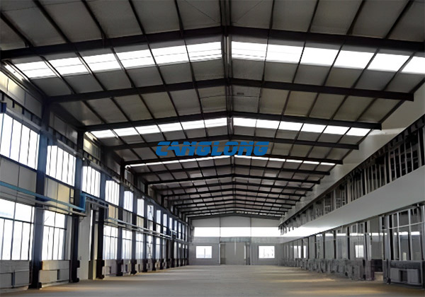 metal portal frame factory building