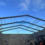 warehouse roof steel structure installation