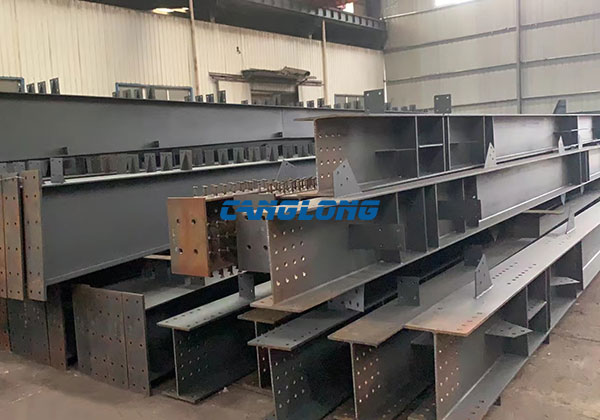 metal factory building frame structure