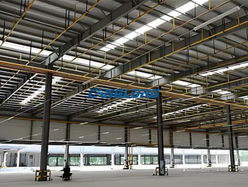 steel frame warehouse