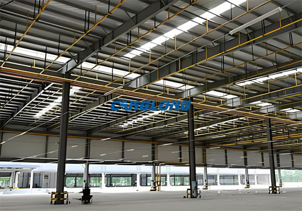 steel frame warehouse