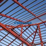 steel frame roof structure
