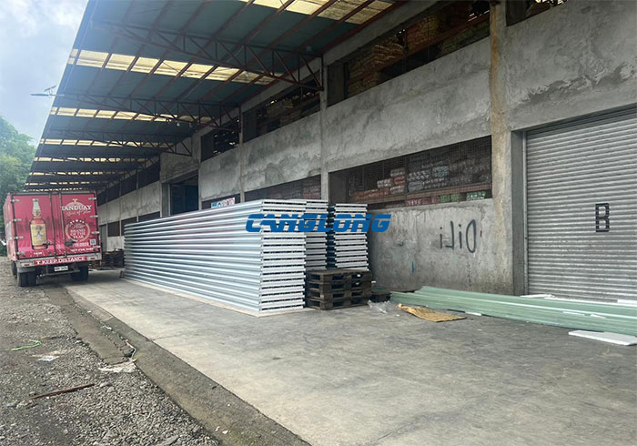 factory shed foam sandwich panel roof