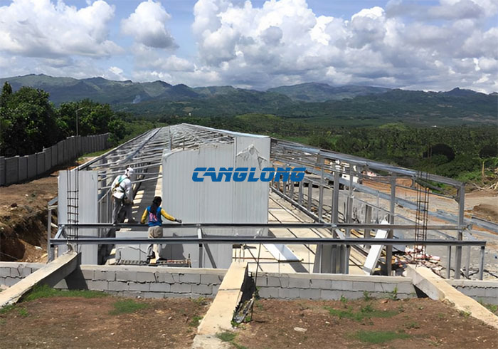 light steel structure chicken house