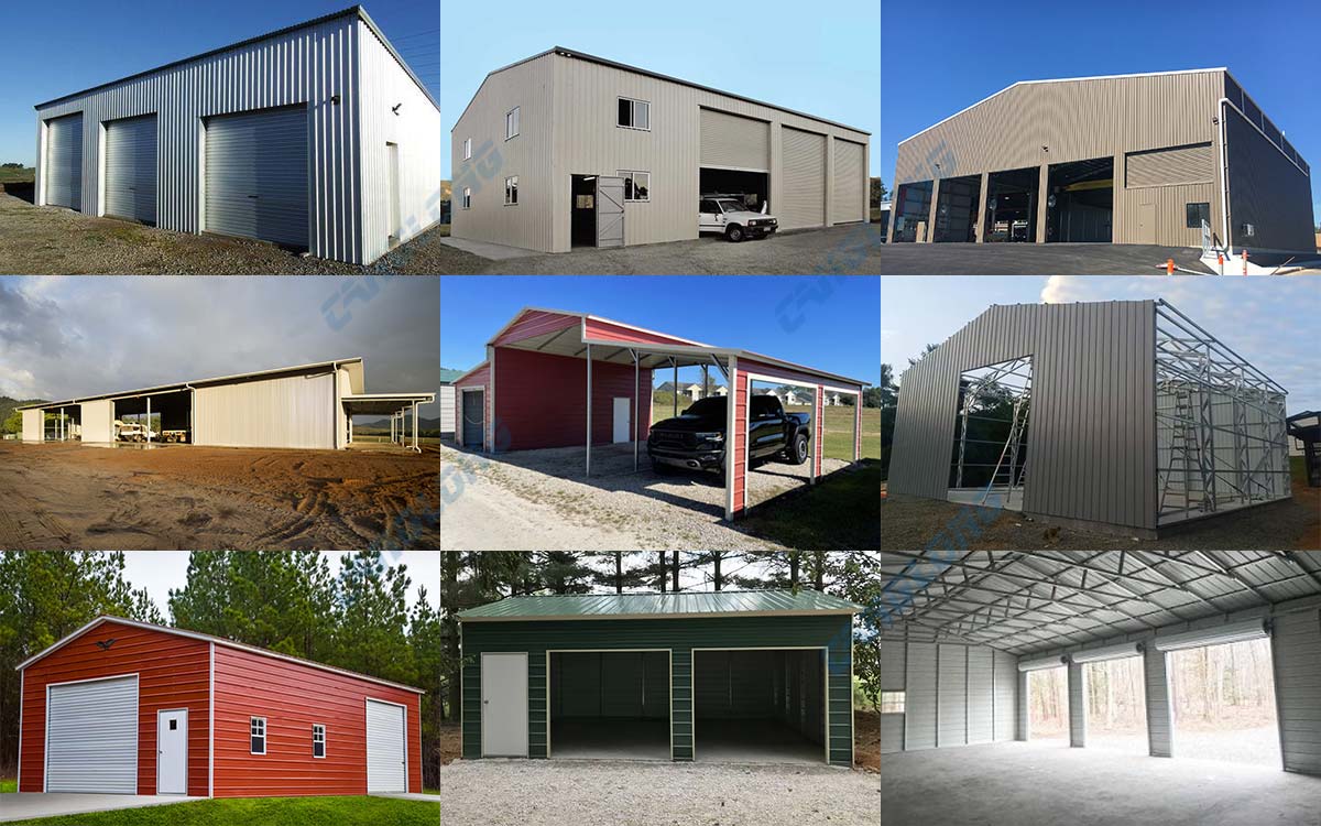 prefab garage shops