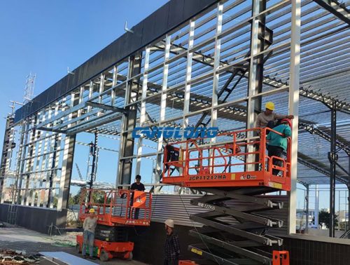 steel structure equipment factory construction