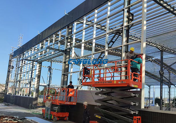 steel structure equipment factory construction