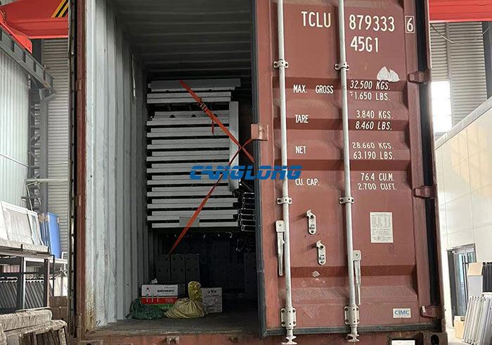 metal shed kits shipment