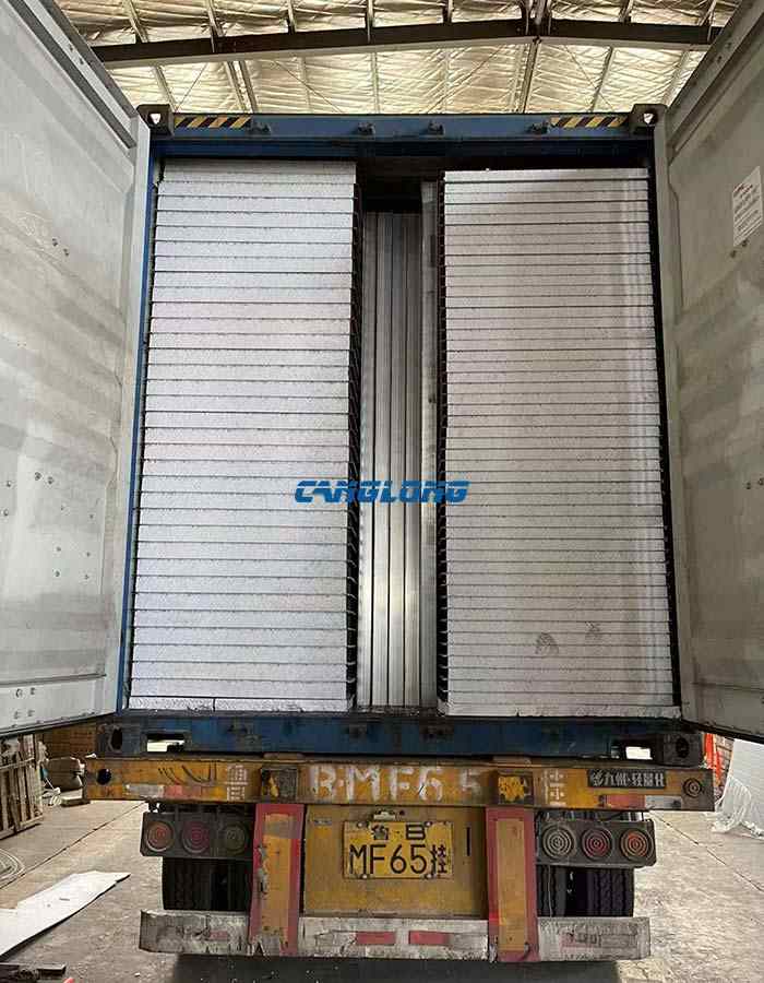 EPS sandwich wall panel shippment