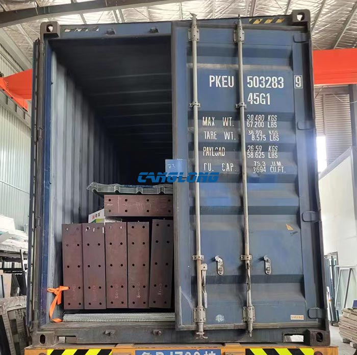 shipment of steel structures