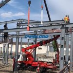 steel structure workshop installation