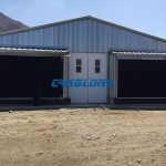 steel frame shed