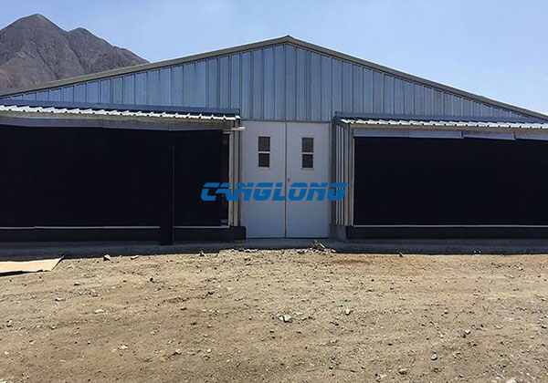 steel frame shed