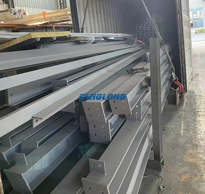 workshop steel structure packaging