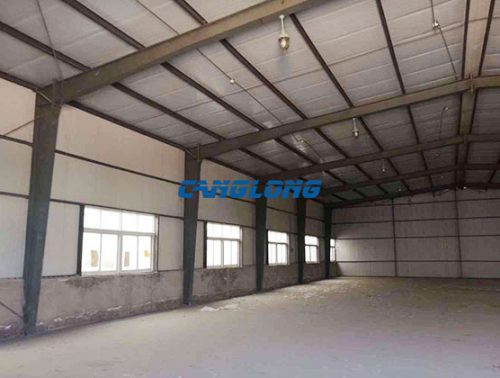 steel frame factory building