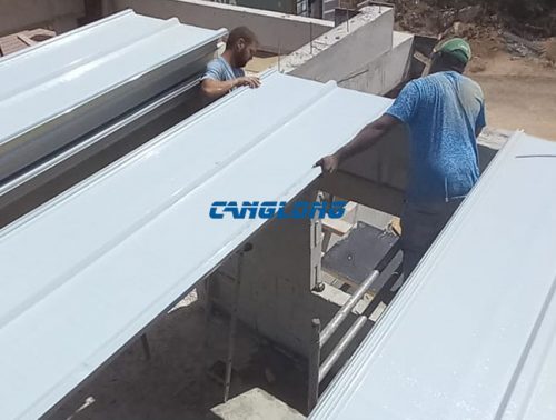 pu roof panels installation