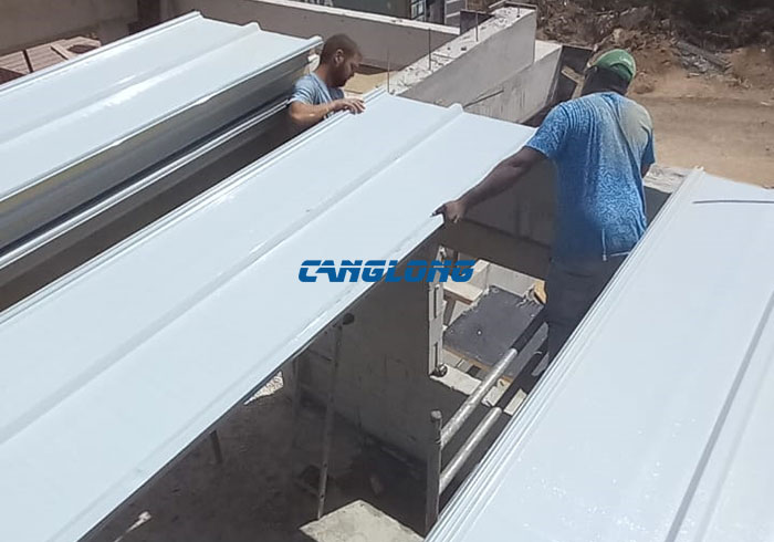 pu roof panels installation