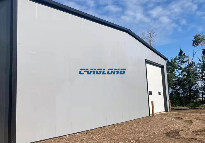 prefabricated metal warehouse building