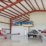 steel aircraft hangar