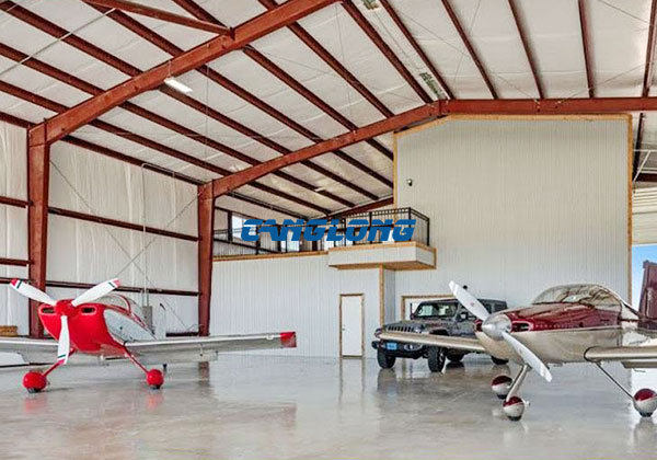 steel aircraft hangar