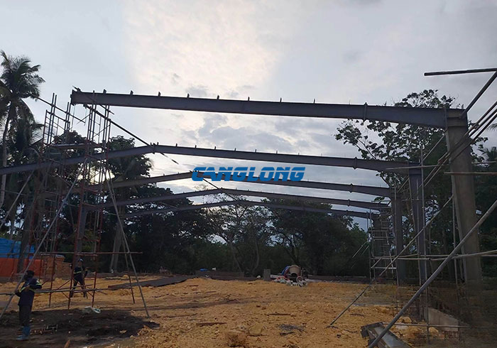steel structure cold storage installation