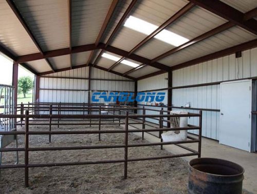steel structure pig shed
