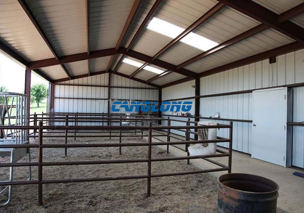 steel structure pig shed