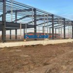 steel warehouse frame structure installation