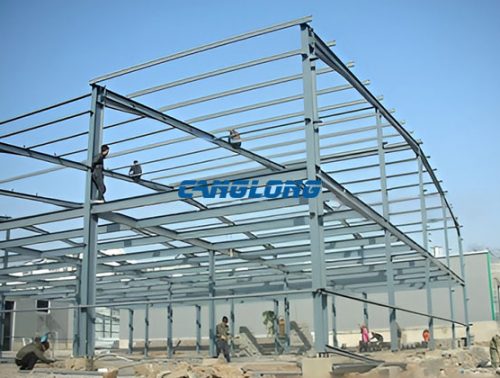 2-story steel structure