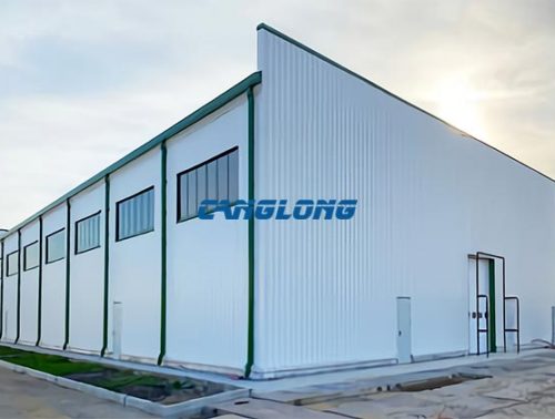 prefabricated metal warehouse