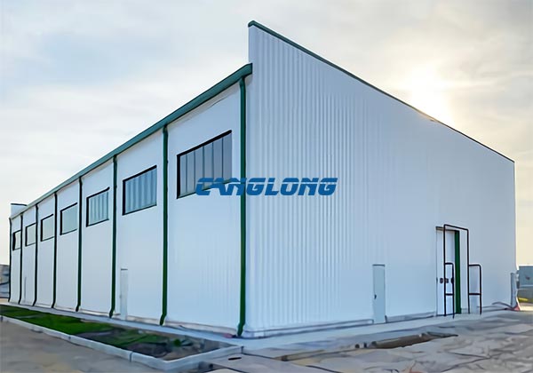 prefabricated metal warehouse