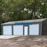 steel structure garage building