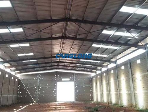 steel structure roof workshop