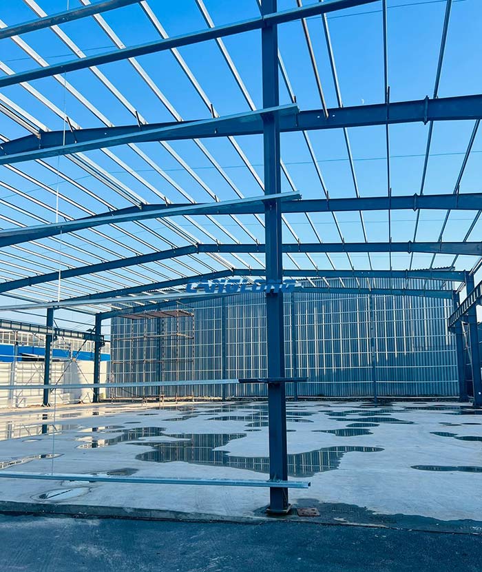 steel structure warehouse installation