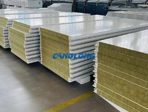 polyurethane edge-sealed rock wool sandwich panel