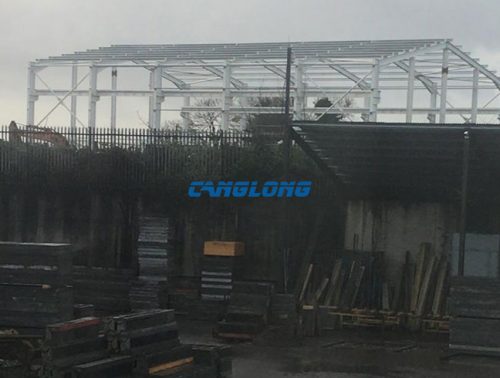 steel structure crane workshop construction