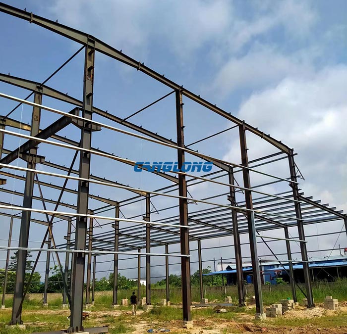 steel structure workshop construction